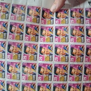 Elvis Presley 29 Cent Stamps Sheet